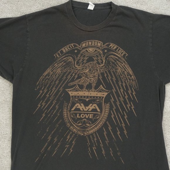 Angles & Airwaves T-Shirt Mens Large Black Short Sleeve Crew Neck Graphic Print - Picture 2 of 7